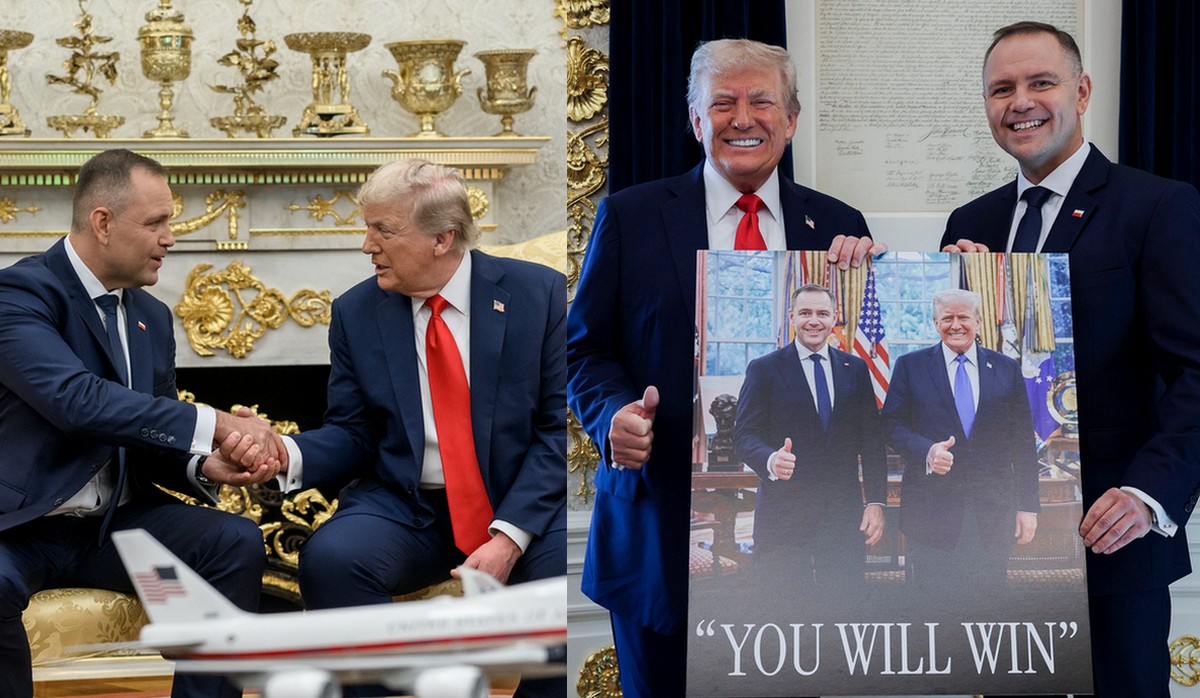 Podczas spotkania z Nawrockim Trump zapewnił, że amerykańscy żołnierze pozostaną w Polsce