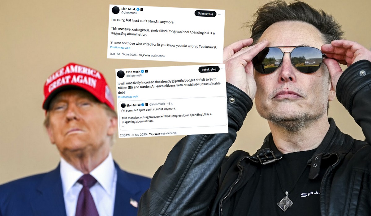 Musk przeszedł płynnie z administracji USA do krytykowania administracji USA