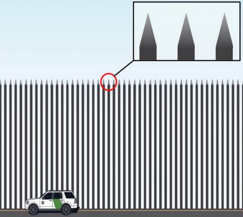 Trump przedstawia na Twitterze projekt "pięknego" muru z kolcami:trump: