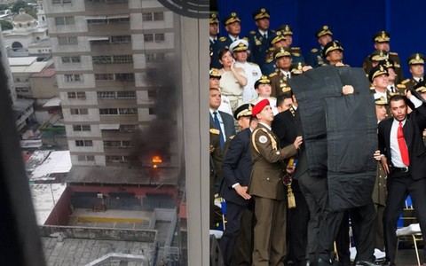 Ktoś próbował zabić prezydenta Wenezueli dronem. Rannych zostało siedmiu żołnierzy