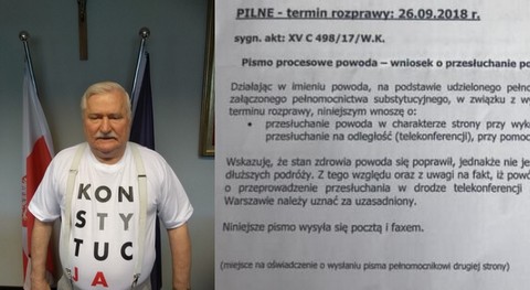 Wałęsa: "Tak Kaczyński kpi z Narodu i z Sądu":jarek: