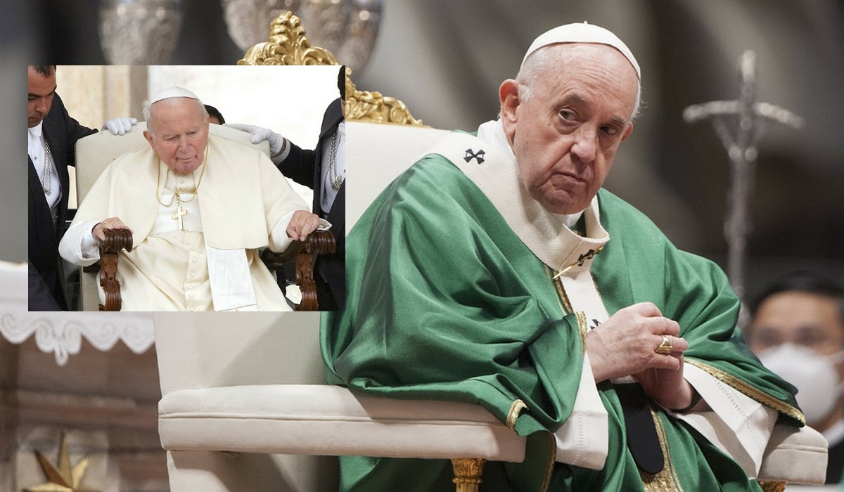 Papież Franciszek potępia szkalowanie papieża Polaka i uważa je za bezpodstawne