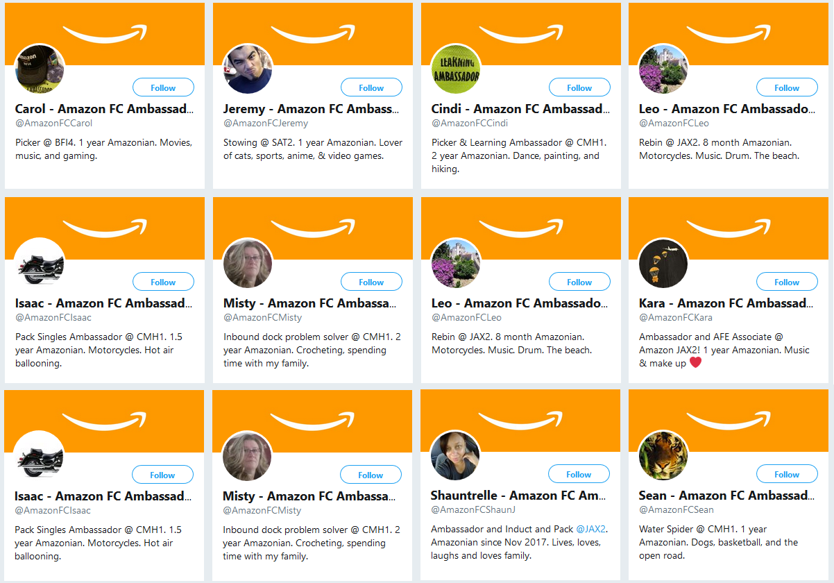 Amazon płaci "magazynierom" za pisanie na Twitterze, że jest świetnym pracodawcą