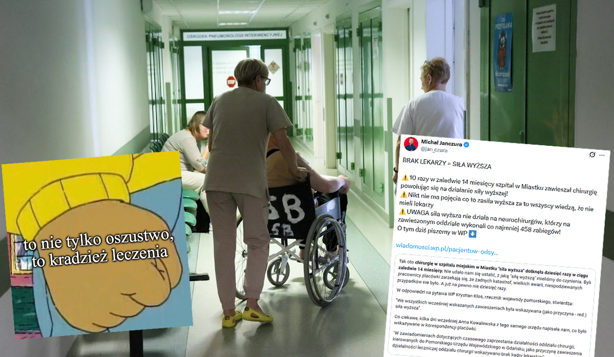 Miastko: szpital wielokrotnie zawieszał działanie oddziału chirurgii, żeby operować "prywatnych" pacjentów