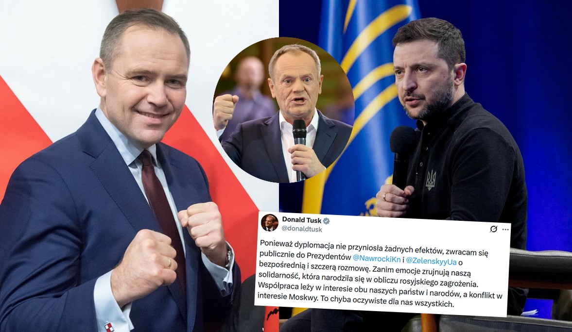 Donald Tusk wzywa prezydenta Nawrockiego i Zełenskiego na pogadankę antykryzysową