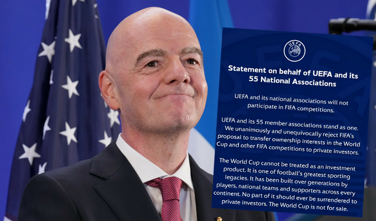 UEFA kłóci się z FIFA i zapowiedziała bojkot wszystkich rozgrywek