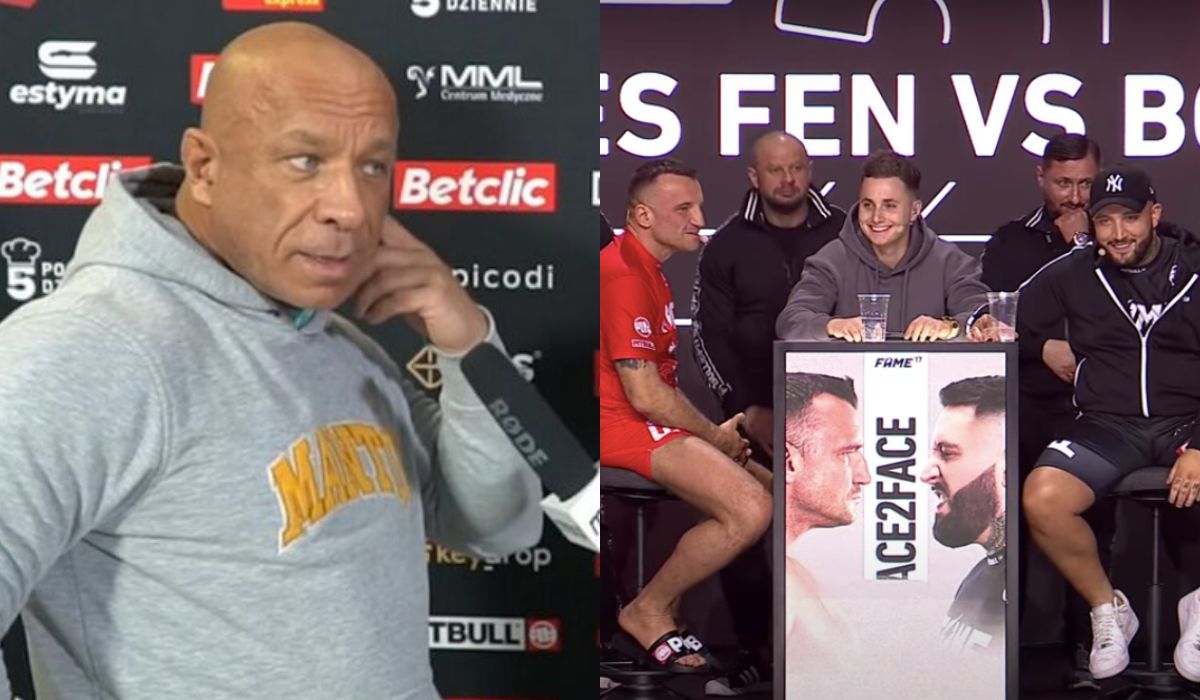 Trener jednego z zawodników Fame MMA zastraszał nastolatków podczas konferencji, organizatorzy zignorowali zajście