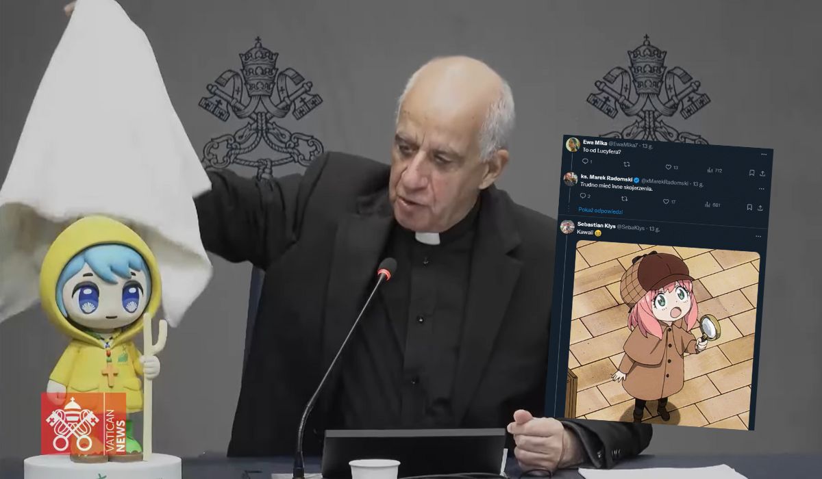 Watykan przedstawił maskotkę na 2025 rok, anime dziewczynkę niosącą światło