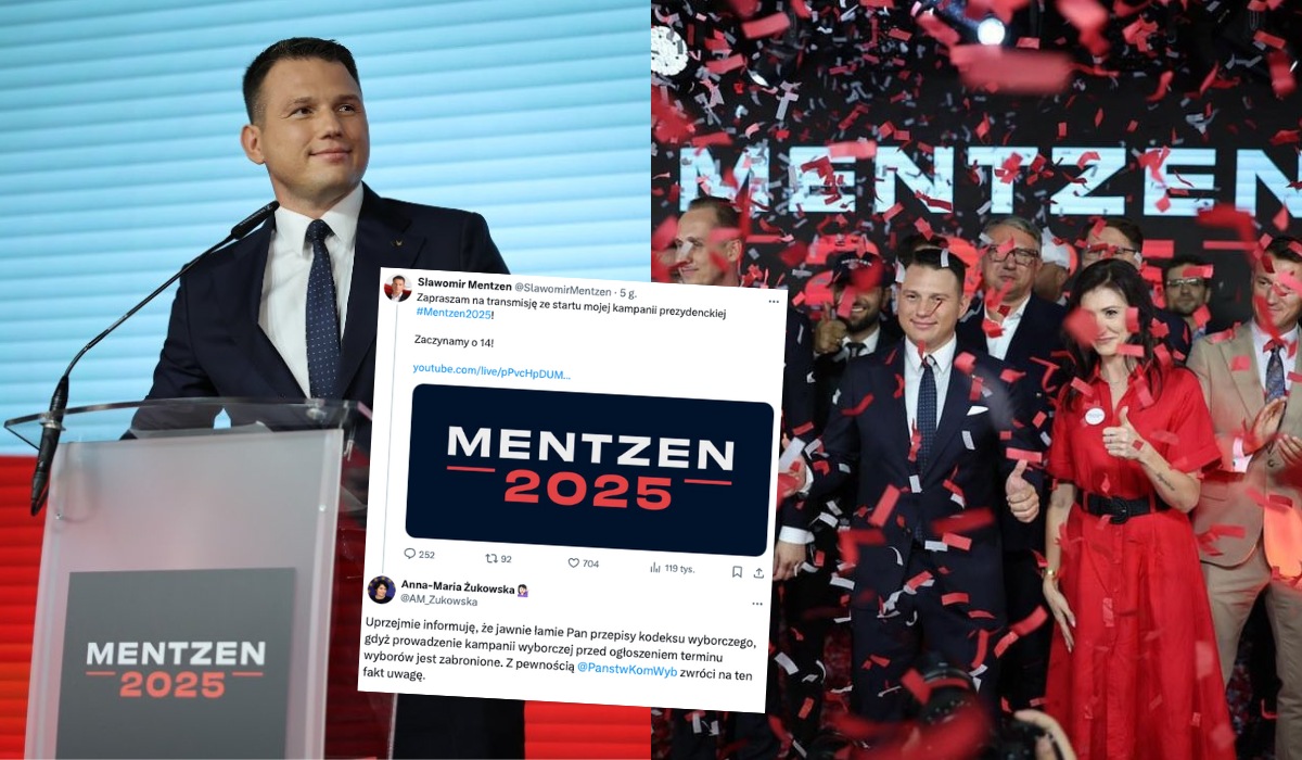 Mentzen rozpoczął już kampanię prezydencką, ale chyba troszkę wbrew przepisom
