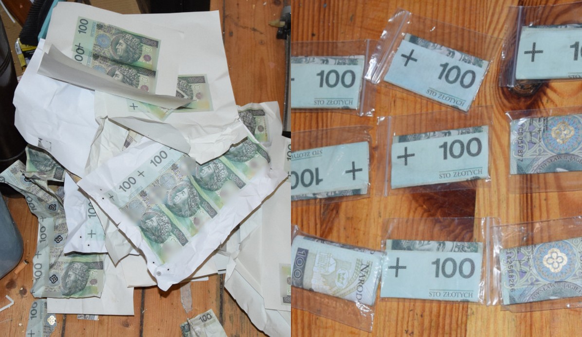 Warszawa: policja odwiedziła przestępczy startup, który drukował pieniądze i robił konkurencję państwu