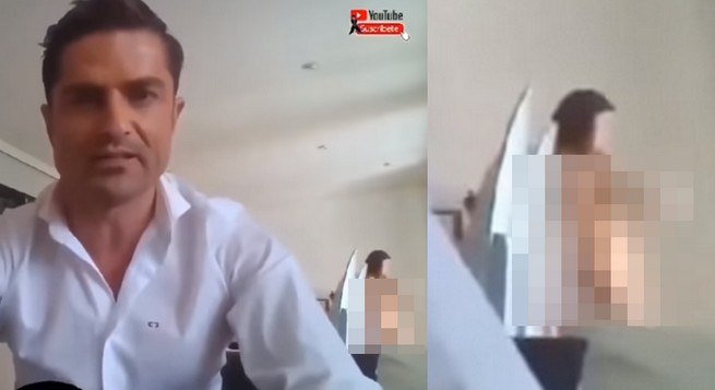 Hiszpania: podczas wywiadu z telewizją panu weszła pani w kadr, i to nie jest jego dziewczyna