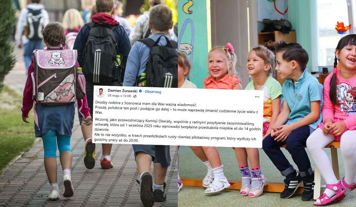 Sosnowiec: pierwsze przedszkola w Polsce wydłużyły godziny otwarcia do 20:00