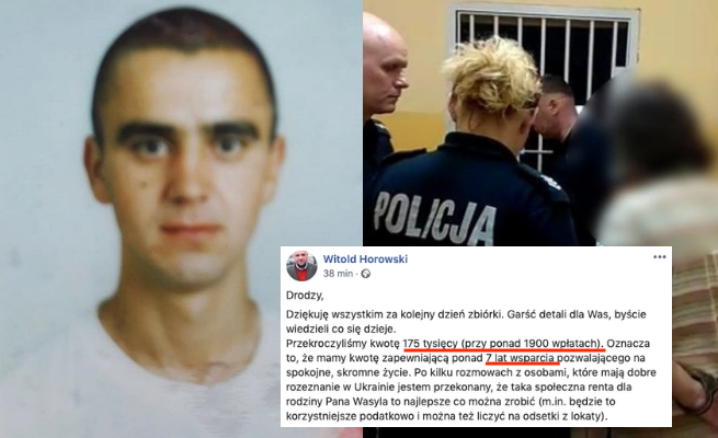 Trwa zbiórka na rodzinę Wasyla, którego szefowa porzuciła w lesie na śmierć