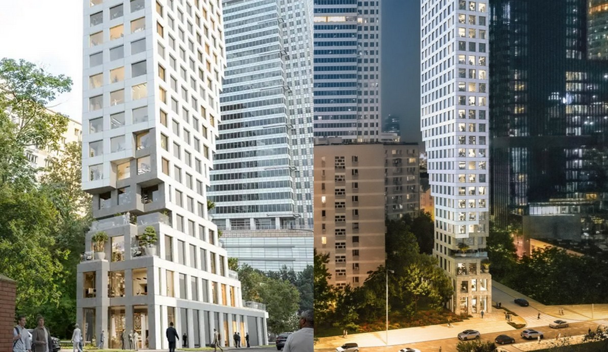 Deweloper z ciasną działką postanowił wybudować ciasny wieżowiec