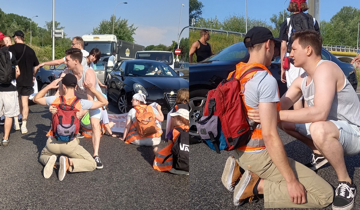 Protesty Ostatniego Pokolenia, kierowcy sami próbowali usuwać aktywistów z jezdni