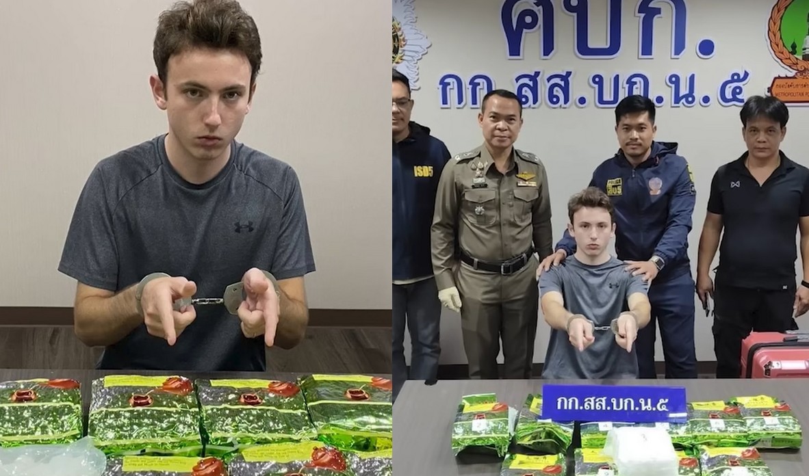 Tajlandia przyłapała syna milionerów z walizką pełną dragów, grozi mu najwyższy wymiar kary