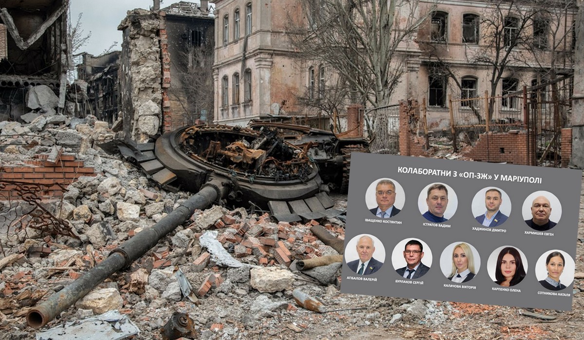 Ujawniono kolaborantów z Mariupola, politycy z partii "Za życiem" wybrali współpracę z wrogiem