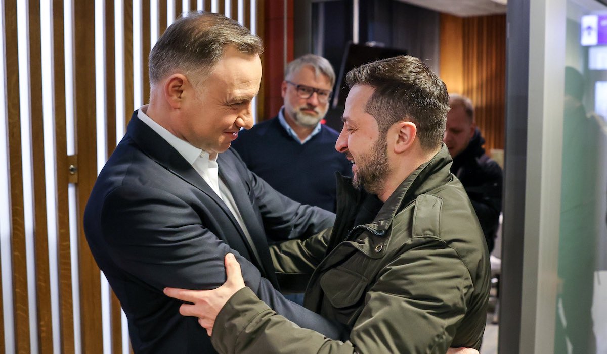 Rzeszów: Zełenski spotkał się z Dudą i po raz kolejny podziękował za wsparcie
