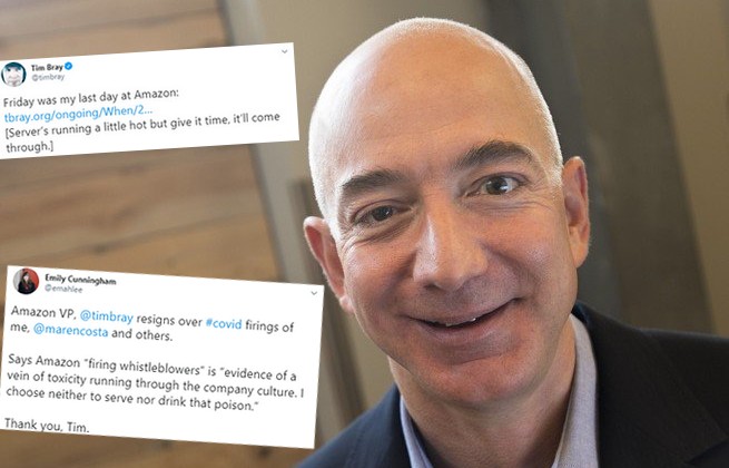 Wiceprezes Amazona odszedł w proteście przeciwko zwalnianiu strajkujących pracowników