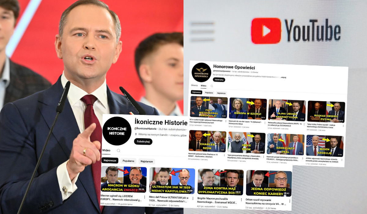 Na YouTube zaroiło się od kont z fikcyjnymi historiami o polityce zrobionymi w AI