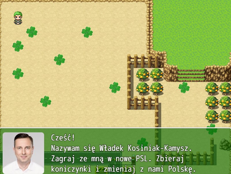 PSL stworzyło swoją grę jako część kampanii, przegrywasz, jeżeli nie zgadzasz się z Kosiniakiem