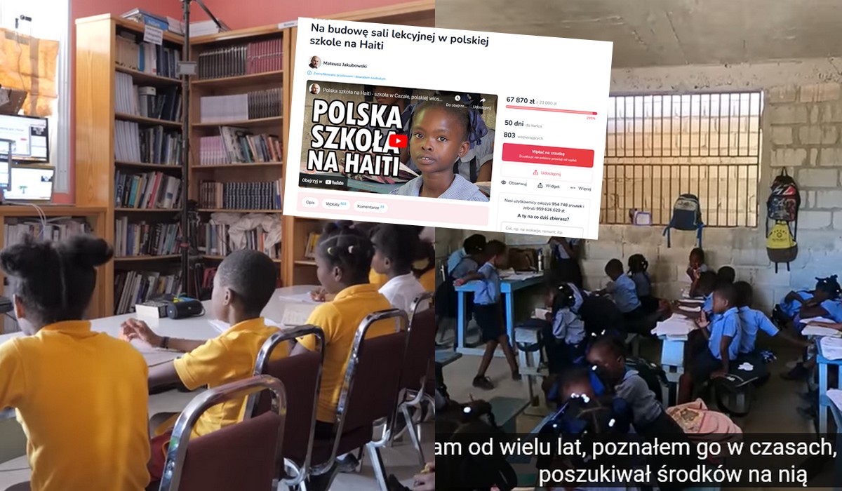 Zbiórka na budowę sali lekcyjnej w polskiej szkole na Haiti udała się i to na 295%