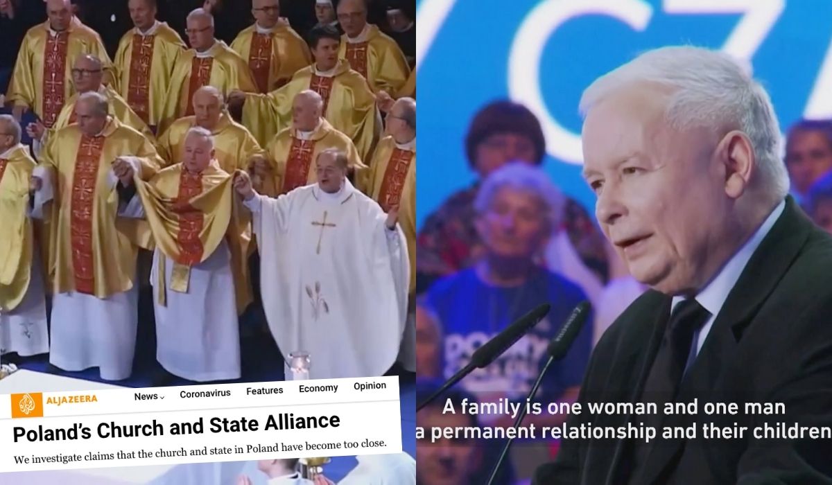 Arabska Al Jazeera dziwi się, jak Kościół w Polsce wpływa na politykę