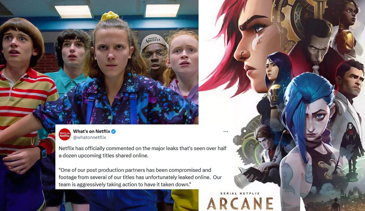 Netflix mierzy się z przedwczesnym wyciekiem seriali, opublikowano m.in. "Arcane" i "Stranger Things"