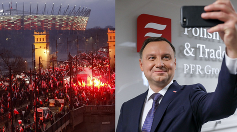 Andrzej Duda jednak nie pójdzie w Marszu Niepodległości