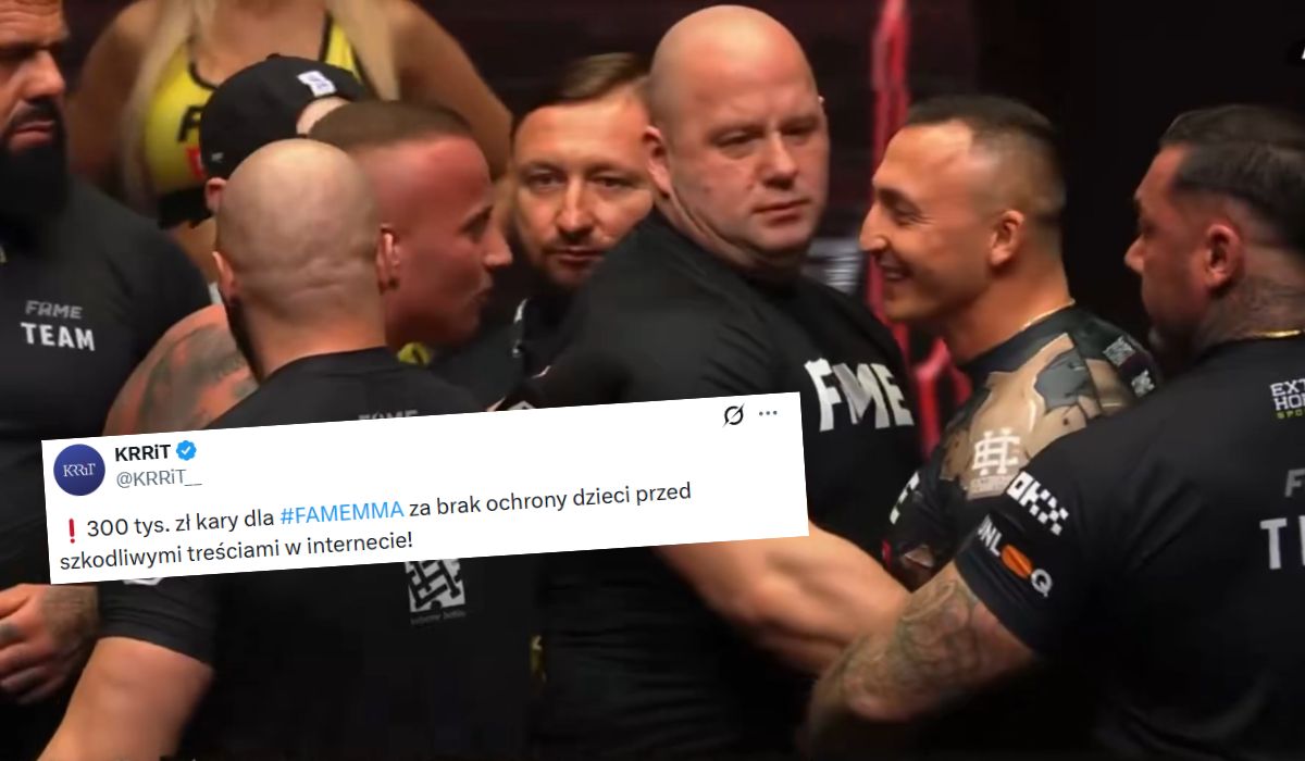 Fame MMA dostało finansowego klapsa od KRRiT za brak ochrony dzieci przed szkodliwymi treściami