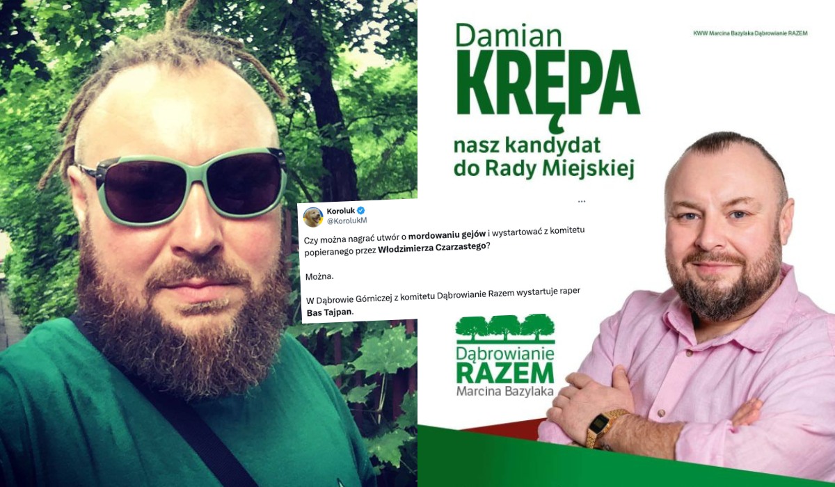 Okazało się, że raper kandydujący z lewicowej listy ma niezbyt lewicową przeszłość