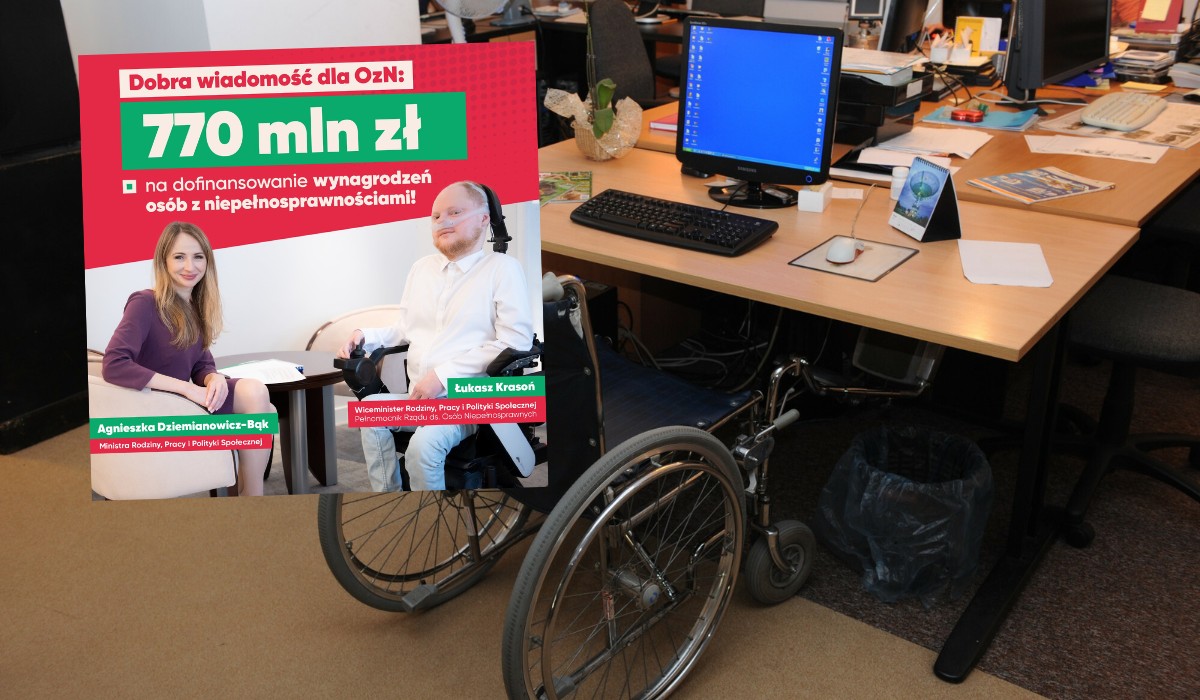 Osoby z niepełnosprawnościami dostaną 15% większe dofinansowania do wypłaty