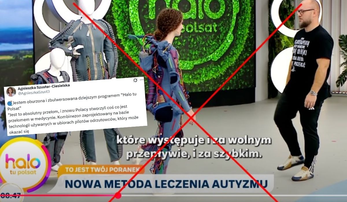 Polsat gościł firmę "leczącą autyzm" kombinezonami, naukowcy krytykują pomysł jako hochsztaplerkę