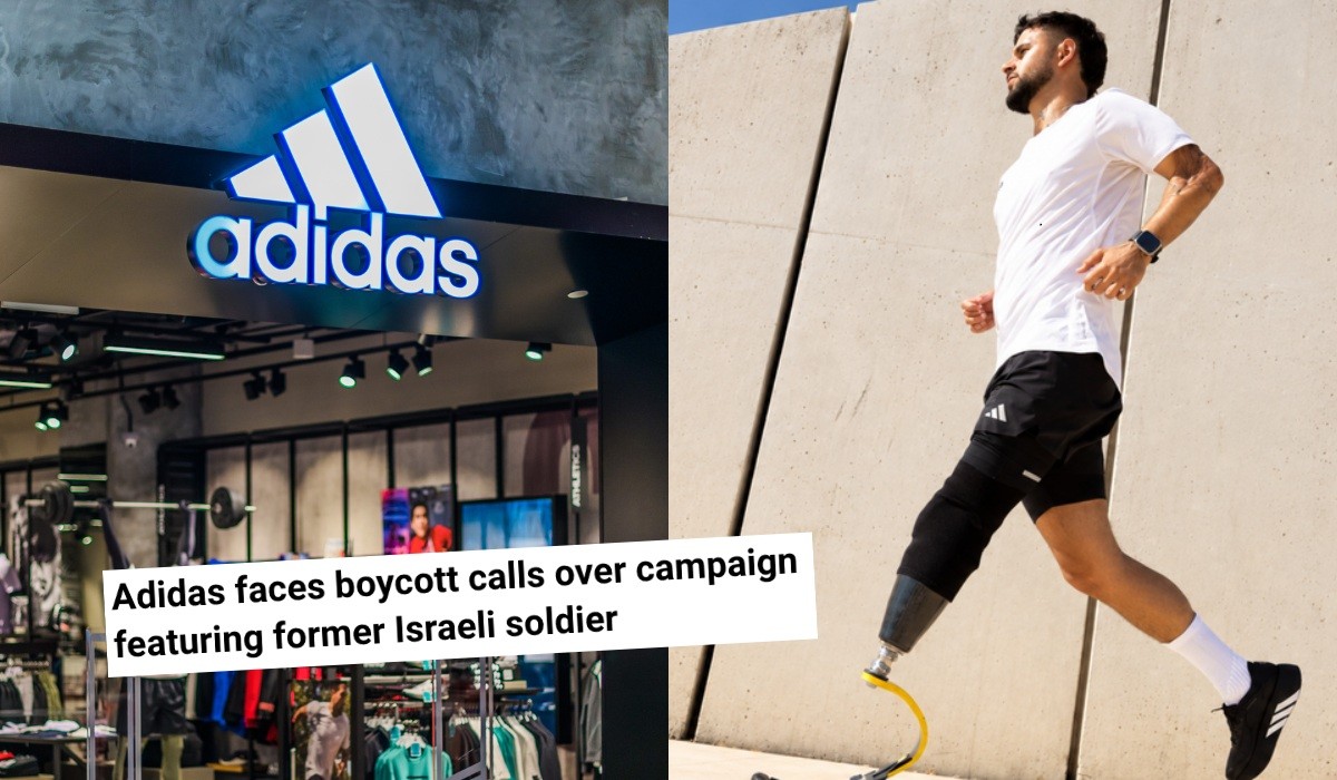 Firma Adidas mierzy się z kryzysem wizerunkowym po zrobieniu z izraelskiego żołnierza bohatera reklamy