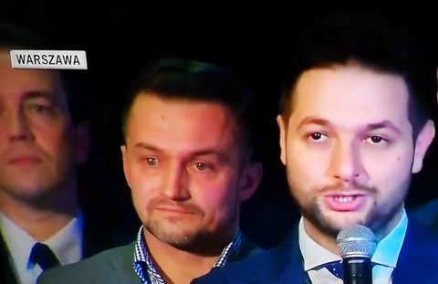 "Łzy Guziała" na wieczorze wyborczym Jakiego