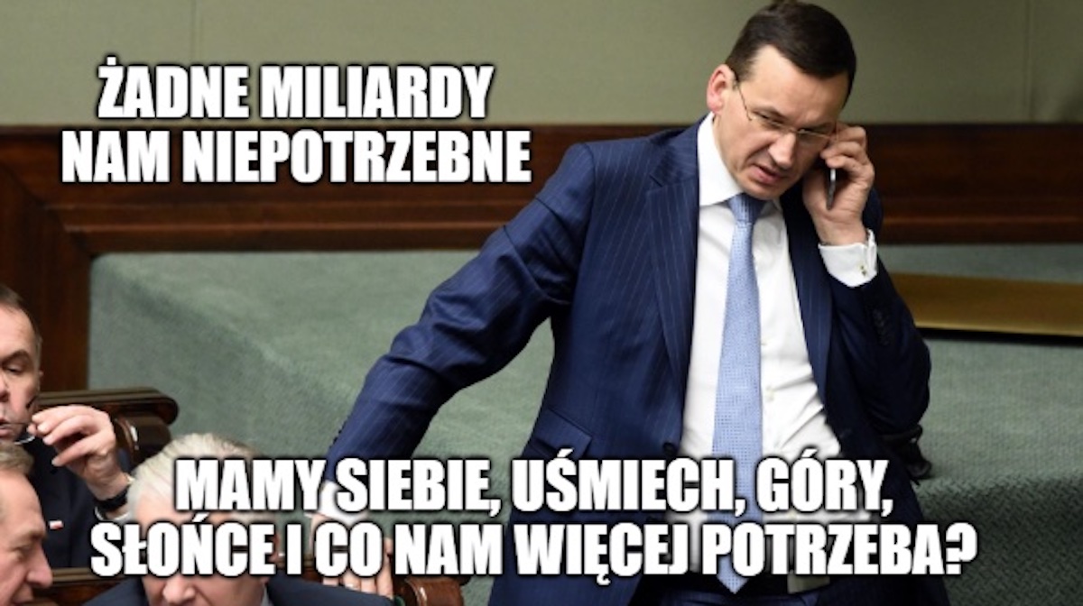 Komisja Europejska zatrzymała miliardy dla Polski, premier udaje twardego i mówi, że "nie chcemy być pouczani"