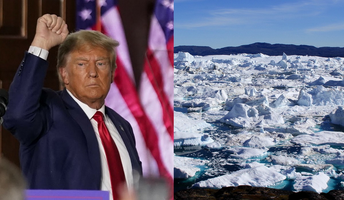 Donald Trump bez zająknięcia oznajmił, że nie wyklucza zajęcia Grenlandii siłą