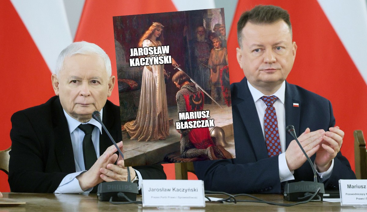 Prezes Kaczyński namaścił Błaszczaka jako swojego następcę w roli wodza PiS