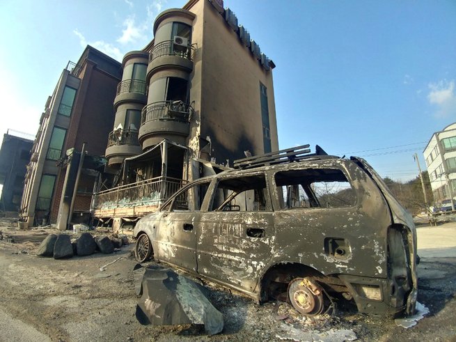 Korea Południowa: największy pożar w historii i błyskawiczna pomoc