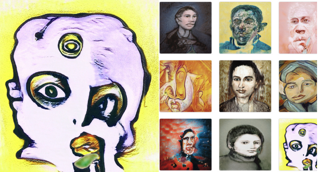 Unikalna galeria sztuki: sztuczna inteligencja tworzy co godzinę nowe obrazy, potem je usuwa