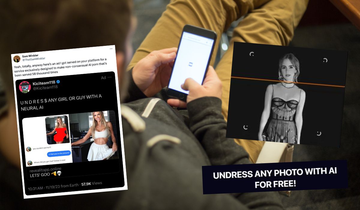 Badanie: aplikacje AI do rozbierania kobiet niepokojąco zyskują na popularności