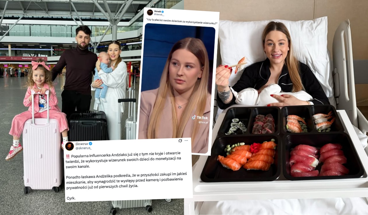 Infuelncerka Andziaks broni wykorzystywania wizerunku dzieci w celach zarobkowych, bo w przyszłości zafunduje im mieszkania