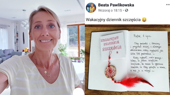 Dziennik szczęścia Beaty Pawlikowskiej: mam szczęście, że Oleg sprząta u mnie, a nie ja u niego