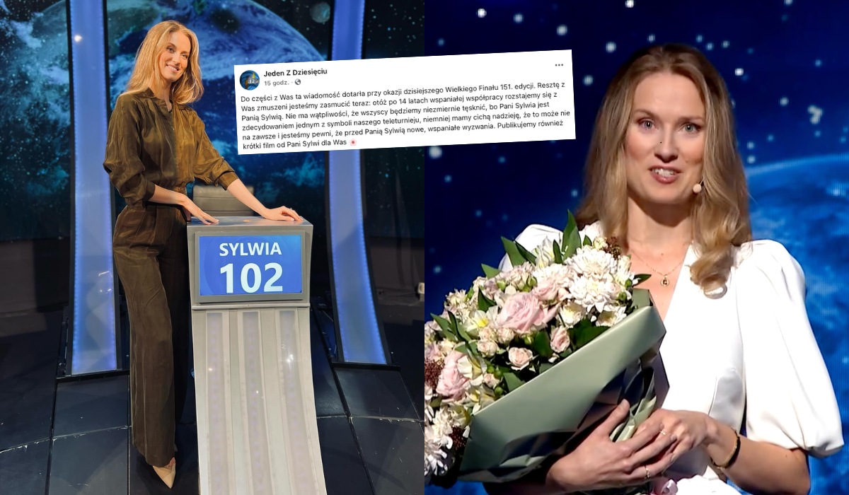 Po 14 latach słynna pani Sylwia pożegnała program "Jeden z dziesięciu"