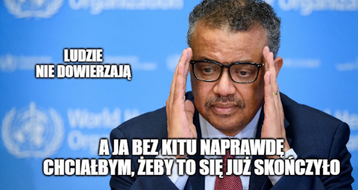 Prognoza WHO: pandemia skończy się mniej więcej za dwa lata