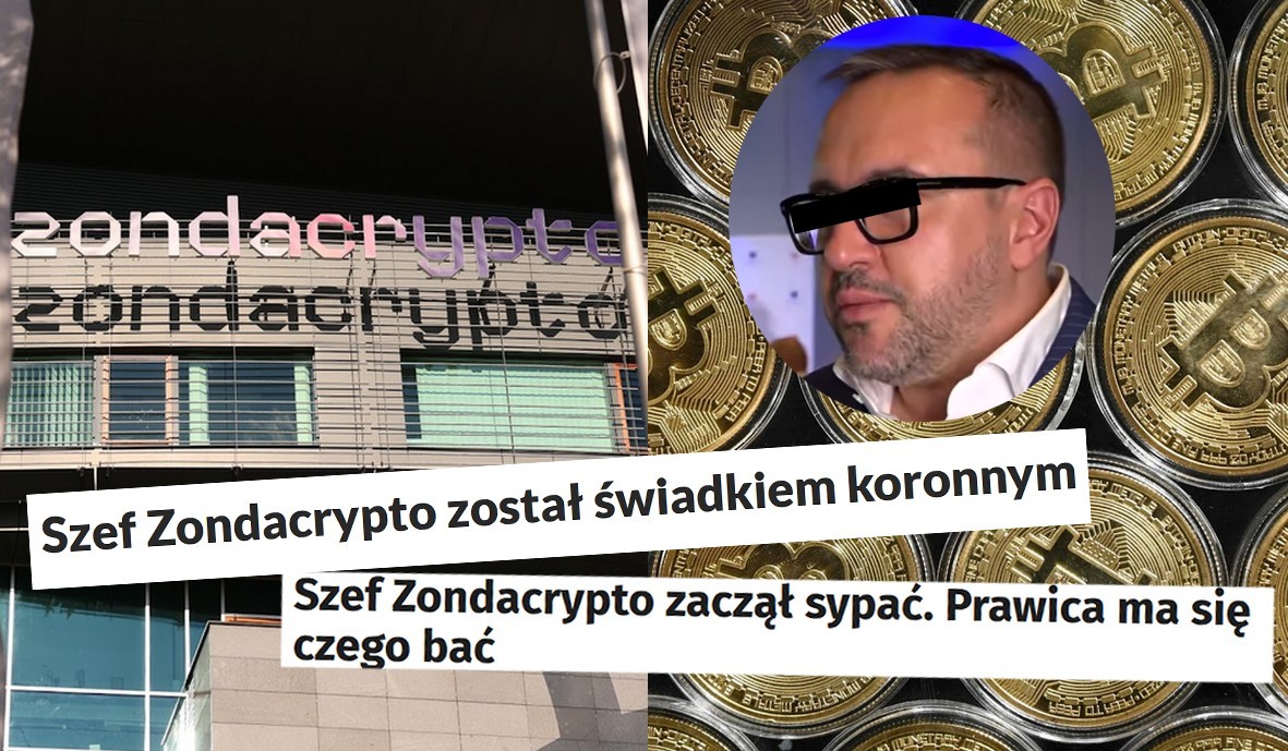 Media: szef Zondacrypto, Przemysław K., z zarzutami i statusem małego świadka koronnego