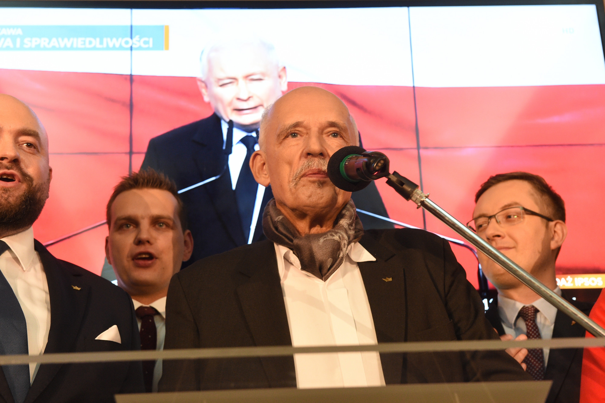 Ipsos: Korwin-Mikke w Sejmie. "Dziękuję telewizji pisowskiej"