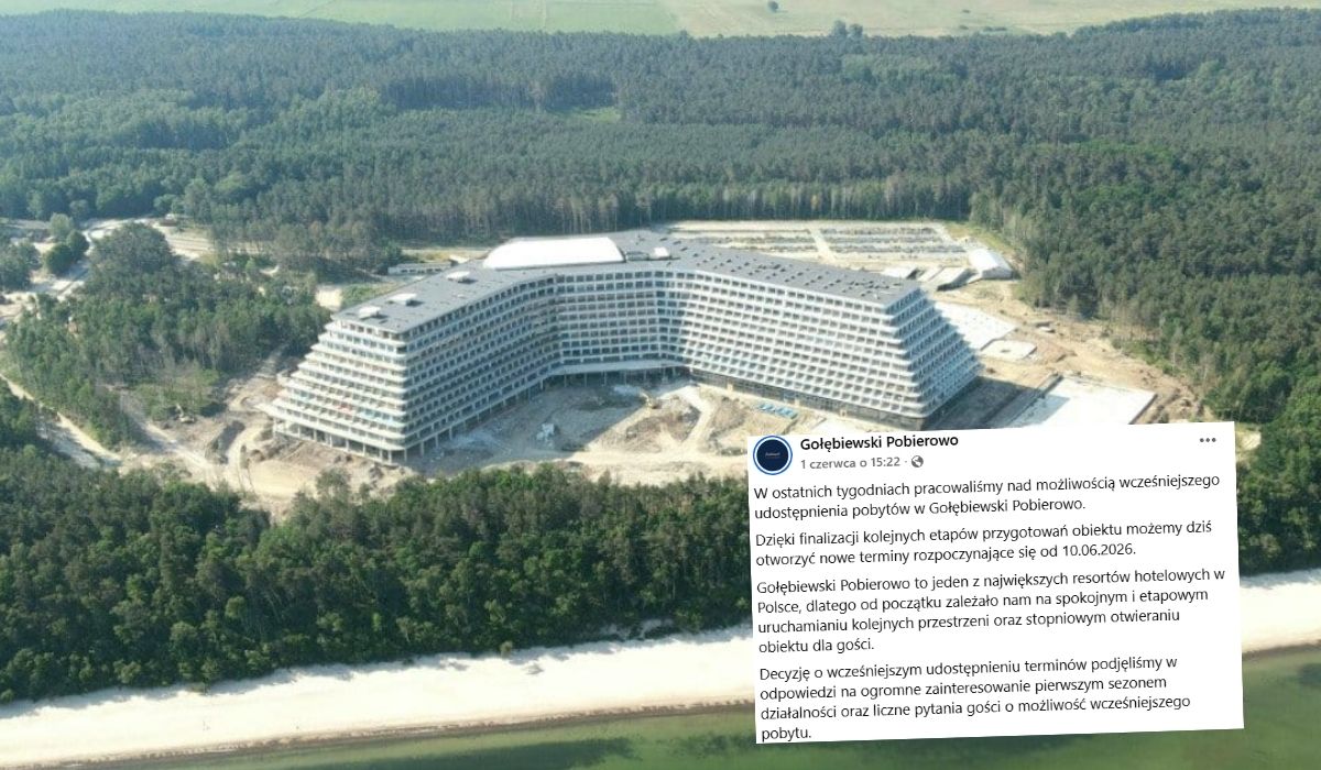 Hotel Gołębiewski w Pobierowie pomimo cennika cieszy się zainteresowaniem i przyśpiesza otwarcie