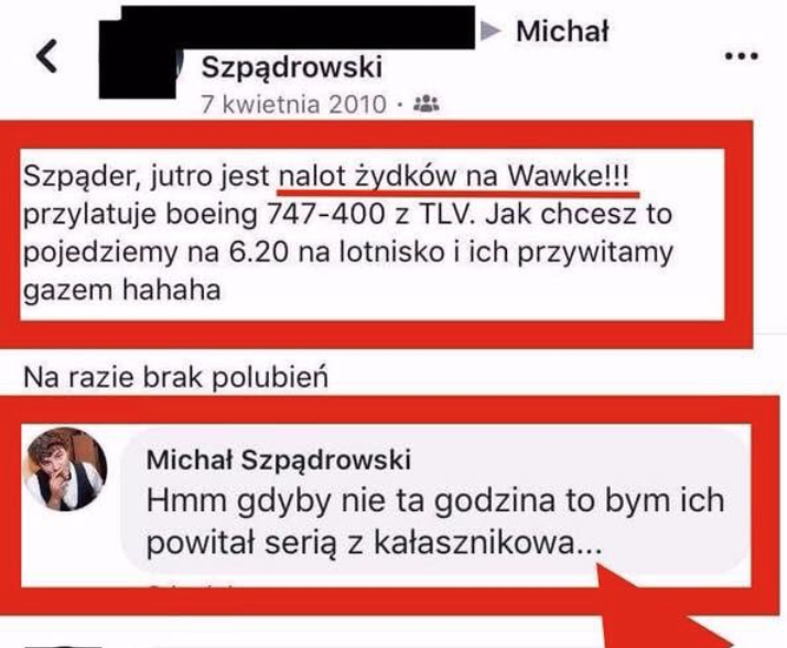 Chciał "witać Żydów serią z kałasznikowa". Został jedynką na liście PiS do Rady Warszawy