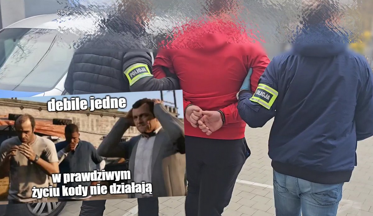 Strzelce Opolskie: dwaj nienachalnie inteligentni przestępcy udawali policjantów, jeden był w klapkach